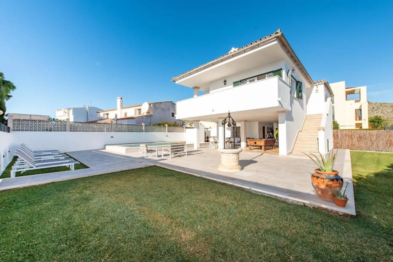 A Perfect Location Villa For Holidays With Ac And Private Pool Port de Pollença